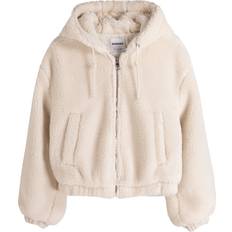 Damen - Natur Jacken Bershka Jacke wollweiß