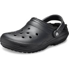 44 - Uomo Zoccoli Crocs Classic Lined Clog - Black - Unisex