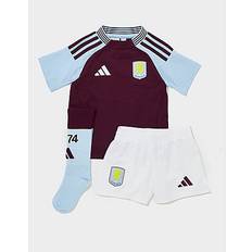 Junior Football Kits Aston Villa Adidas Home Mini Kit 2024-25