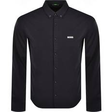 BOSS Motion Regular Stretch Fit Shirt Navy