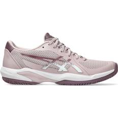 Beige Racket Sport Shoes Asics Womens Solution Swift FF2 Tennis Shoes Pink