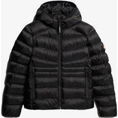 Läpinäkyvä Vaatteet Superdry Fuji Padded Jacket - Musta