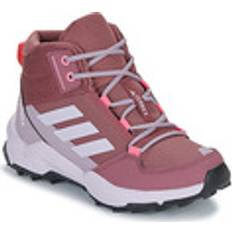 Kinderenschoenen Terrex AX4R Mid Hiking Schoenen - Burgundy/Silver Dawn/Pink Fusion