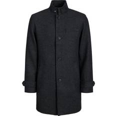 Cappotto di Lana Cappotti Jack & Jones Cappotto di mezza stagione JJEMELTON Grigio Chiaro