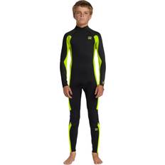 Billabong Junior Foil 4/3mm Back Zip Wetsuit Fluro