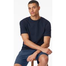 Schiesser T-Shirts Schiesser Shirt kurzarm nachtblau Mix Relax