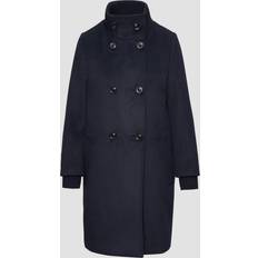 S.Oliver Damen Mäntel s.Oliver BLACK LABEL Wintermantel, Wollanteil, für Damen, blau