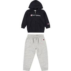 Champion Tracksuits Champion Jogginganzug marine graumeliert rot weiß