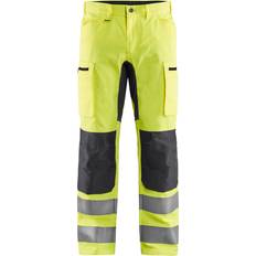 Arbejdstøj & Udstyr Blåkläder 1585 High Vis Buks med stretch High Vis Arbejdsbuks med stretch High Vis Gul/Mellemgrå