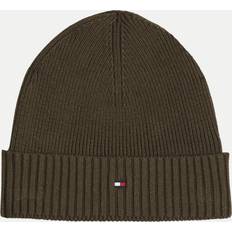 Tommy Hilfiger Unisexo Ropa Tommy Hilfiger Flag Beanie Hat Green Male