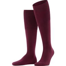 Wool Underwear Falke Mens Airport Knee-High Socks, Merino Wool Cotton, Red (Barolo 8596) 9.5-10.5 (EU 43-44 Ι 8.5-9.5) Pair