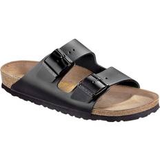 Unisex Sandali Birkenstock Pantoletten schwarz Arizona Leder