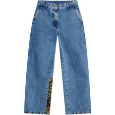 Palm Angels Mujer Pantalones vaqueros Palm Angels Women's Jungle Baggy 5 Pockets - Blue/Green