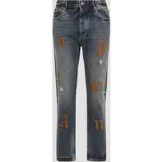 Multicolore Jeans Palm Angels Angels-Patch Logo Jeans Multicolor-Uomo