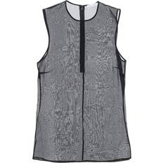 Ami Paris Bluser Ami Paris Oversize Roundneck Tanktop Black for Women