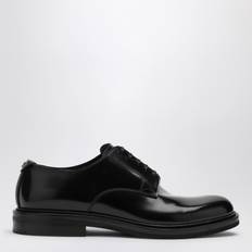 Dolce & Gabbana Herre Lave sko Dolce & Gabbana Læder Lace-Up Derby Sko Sort