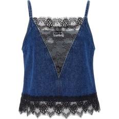 Off-White Blusen Off-White Off-White-Lace Top Blu-Donna