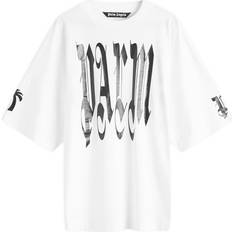 Palm Angels T-shirts Palm Angels Men's Gothic T-Shirt White