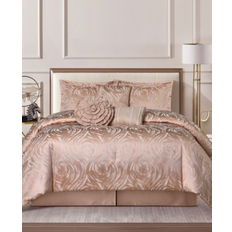 Pink bed set Stratford Park Alameda Floral Comforter Set 7-Pc - California King Bed Linen Pink (203.2x152.4cm)