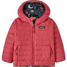 9-12M - Giacca piumino Giubbotti Patagonia Baby's Reversible Down Sweater Hoody Down jacket Years, red