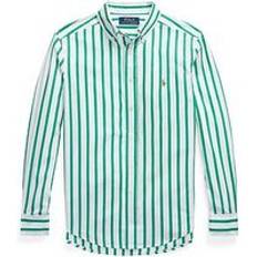 Polo Ralph Lauren Shirts Polo Ralph Lauren Kids' Striped Cotton Shirt, Scarab Green