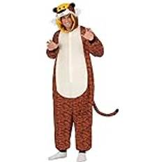 MOM Med Hætte Og Hale Custom Tigre Big Kigurumi