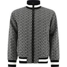 Balmain Herren Oberbekleidung Balmain Balmain-Monogram Giacche Blu-Uomo