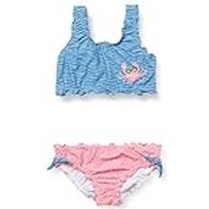 Bikinier Børnetøj på tilbud Playshoes Bikini Krebs - Røgblå/Guld/Lyserød/Hvid