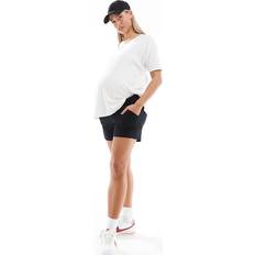 Black Maternity & Nursing Wear Mamalicious Maternity Under The Bump Shorts Black