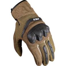 Brown Motorcycle Gloves LS2 Textil Kubra Gloves