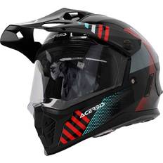 Acerbis Rider Dual Adventure Helmet Black-Red Child, Junior