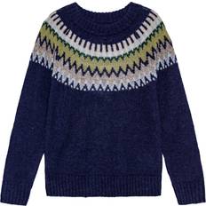 Wolle Blusen & Tuniken Molo Bluse Strick Wolle/Acryl Bae Blue Calm 9-10 Jahre (134-140) Blusen