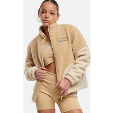 Karl Kani Sport Patch Teddy Block Übergangsjacke Beige