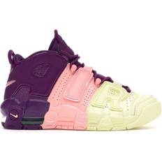 Rosa Zapatillas de Baloncesto Air More Uptempo Tri-Color Tint GS