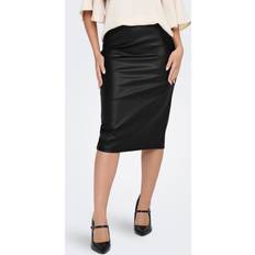 Vaatteet JdY Soya Midi PU Skirt - Musta