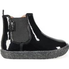 Patent Leather Children's Shoes ToeZone Kids' Harlow Patent Leather Boots, Black