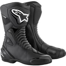 Noir Bottes de moto Alpinestars SMX Waterproof Bottes Black/black, Taille: Homme