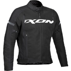 Ixon Specter Chaqueta textil para motocicleta, negro-blanco, tamaño para hombre