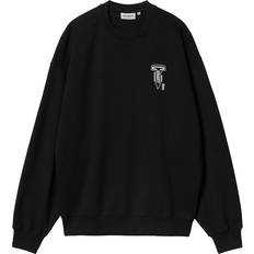 Carhartt WIP Sweatshirts Sweatere Carhartt WIP CROSS SCREW BLACK SWEATSHIRT