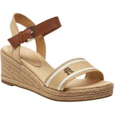 Hebilla Sandalias de tacón Tommy Hilfiger Webbing Wedge Sandal - Beige - Female