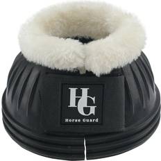 Benbeskytter Horse Guard HorseGuard gummiklokker m. plys sort