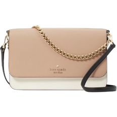 Kate Spade Madison Medium Flap Convertible Crossbody - Toasted Hazelnut Multi