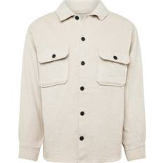 Beige - Bomull - Herr Jackor Jack & Jones Avslappnad Overskjorta Vit