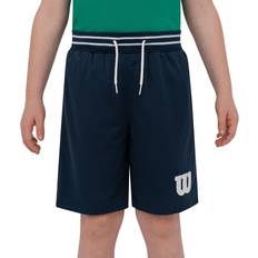 L Swimwear Wilson Boys' Open-Hole Mesh Shorts, Medium, Navy