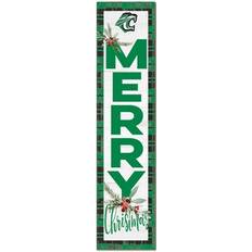 Jardine Cuesta College Cougars 12'' x 48'' Outdoor Merry Christmas Leaner