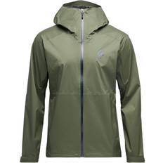 Black Diamond Fineline Stretch Shell Waterproof jacket L, olive