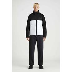 Calvin Klein Donna Abbigliamento esterno Calvin Klein Piumino Bianco E Nero Da Uomo Con Design - Blocking