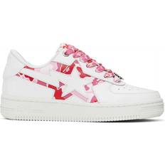 A Bathing Ape Chaussures Bape White & Pink STA Icon ABC Camo Sneakers