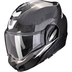 Scorpion Motorrad helm klapphelm exotech evo carbon rover schwarzweiß