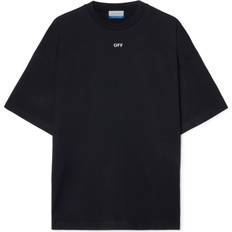 Off-White Herren T-Shirts Off-White Off-White-Off Stamp T Shirt Nero-Uomo